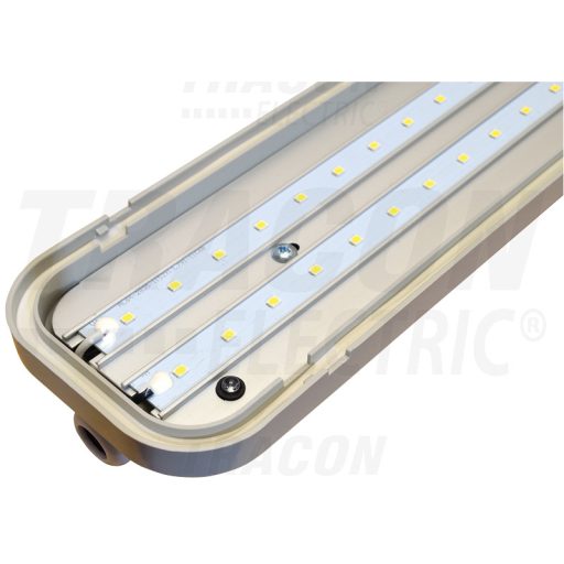 LV1236E Védett LED ipari lámpatest vészvilágító funkcióval230 V, 50 Hz, 36 W/3W, 4000 K, 3000/280 lm