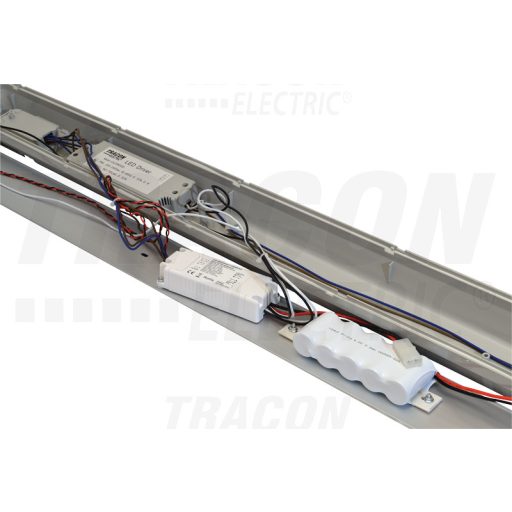 LV1236E Védett LED ipari lámpatest vészvilágító funkcióval230 V, 50 Hz, 36 W/3W, 4000 K, 3000/280 lm