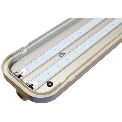 LV1548E Védett LED ipari lámpatest vészvilágító funkcióval230 V, 50 Hz, 48 W/4W, 4000 K, 4000/350 lm