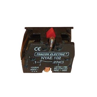   NYAE102 Érintkező-egység fémalapra szerelt nyomógombokhoz1×NC, 3 A/400 V