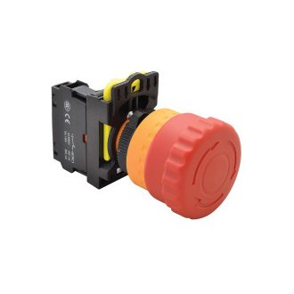   NYG3-ETR Vészgomb, reteszelt, piros1×NC, 5A/230V AC-15, 40mm, IP65