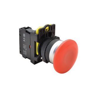   NYG3-MR Gombafejű nyomógomb, piros1×NC, 5A/230V AC-15, 40mm, IP65