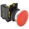 NYG3-MR Gombafejű nyomógomb, piros1×NC, 5A/230V AC-15, 40mm, IP65