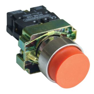   NYGBL42P Kiálló nyomógomb, fémalapra szerelt, piros1×NC, 3A/240V AC, IP42