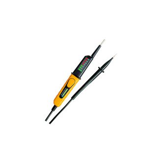   2 pólusú feszültségvizsgáló LED kijelző és AVK teszter6-400V AC/DC, 30mA FI-Test