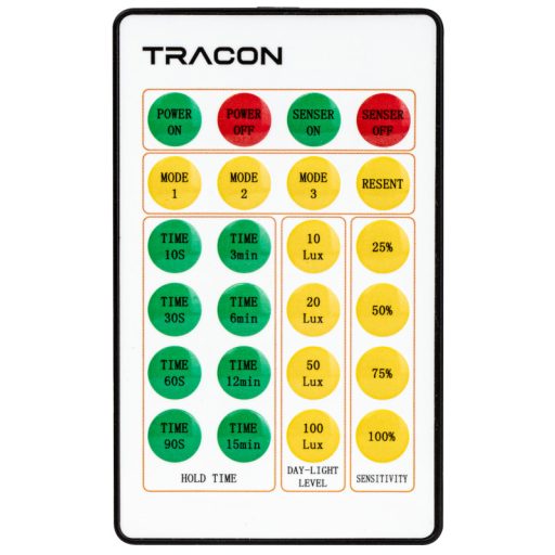 RSMDSUM Mozgásérzékelő modul távirányítóval RSMDSU fényvetőkhöz 10-200W, 10m, 8s-15min, 10-100 lux,