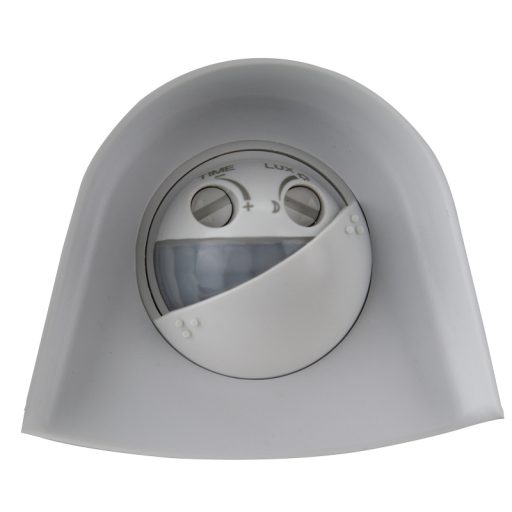 SLK15W Mozgásérzékelős kerek fali lámpatest230VAC, 15W, 140°, 2-9m, 10s-5m, 4500K , IP54, 1100lm, EE