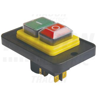   Relés biztonsági kapcsoló5PIN, 230 VAC, 12A/AC3, IP54, 6,3×0,8