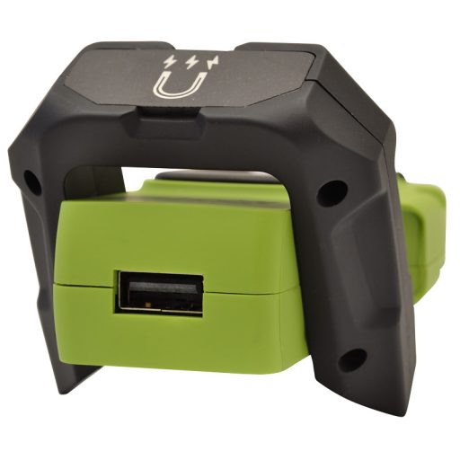 Akkumulátoros LED kézi lámpa USB töltő kimenettel