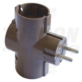   TDUGO-BARN Többférőhelyes átalakító csatlakozó, normál, barna3×SCHUKO, max.16A, 250V