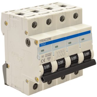    TDZ-4C-40 Kismegszakító, 4 pólus, C karakterisztika40A, 6kA