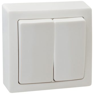   TFK105 Falon kívüli 2-áramkörös kapcsoló10AX/250VAC, IP20 (105)