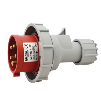   Ipari csatlakozó dugó, fokozott védelemmel16A, 400V, 3P+N+E, 6h, IP67