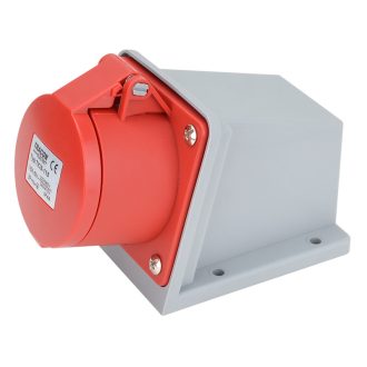   Felületre szerelhető ipari csatlakozóaljzat16A, 400V, 3P+N+E, 6h, IP44