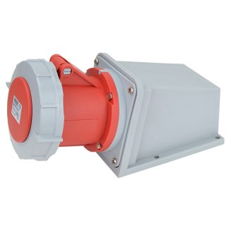   Felületre szerelhető ipari csatlakozóaljzat63A, 400V, 3P+N+E, 6h, IP67