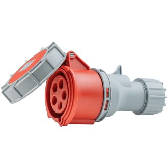   Ipari csatlakozóaljzat, fokozott védelemmel32A, 400V, 3P+N+E, 6h, IP67