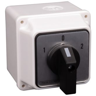   TKV-206/3T65 Választókapcsoló, 1-0-2 400V, 50Hz, 20A, 2×3P, 5,5kW, 48×48mm, 60°, IP65