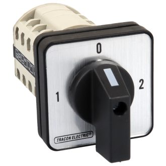   TKV-639/4 Választókapcsoló, 1-0-2400V, 50Hz, 63A, 2×4P, 18,5kW, 64×64mm, 90°