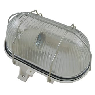   TLH-08S Műanyag hajólámpa, ovális, fehér230 V, 50Hz,E27,max.60W,IP44,class II