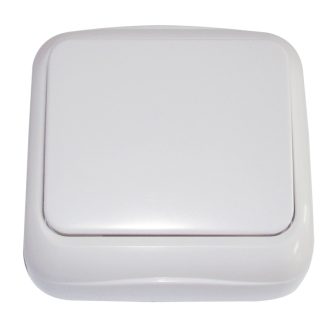   TTK-03 Falon kívüli kétpólusú kapcsoló (tapétakapcsoló)10AX/250VAC, IP20 (102)