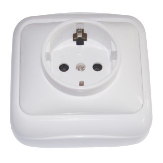   TTK-11 Falon kívüli csatlakozóaljzat (tapétakapcsoló)16A/250VAC, IP20