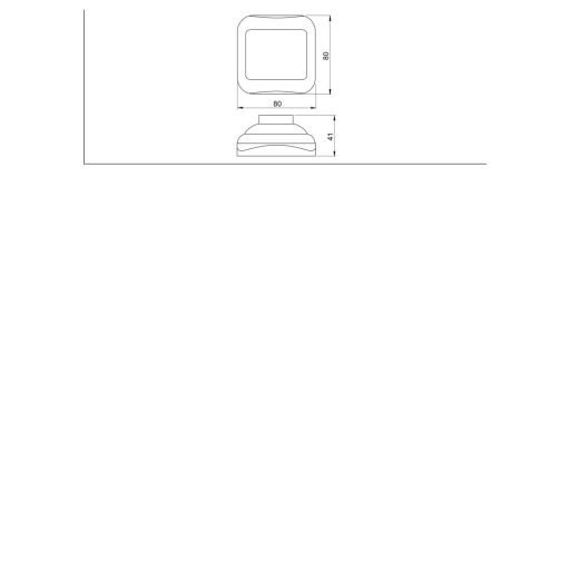 TTK-11 Falon kívüli csatlakozóaljzat (tapétakapcsoló)16A/250VAC, IP20