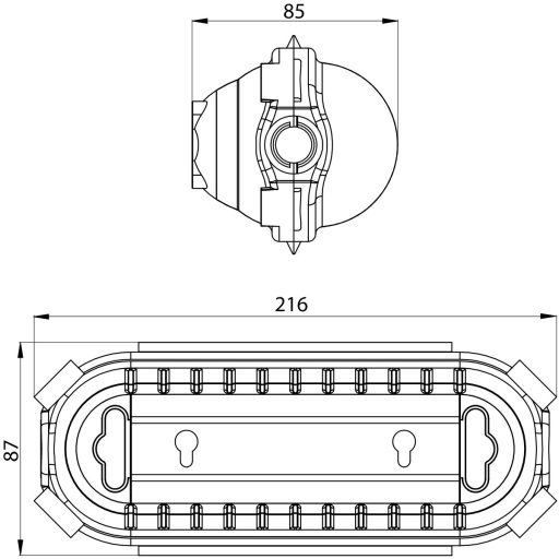 VD Vizhatlan dobozIP44, PE