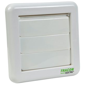   Kültéri gravitációs zsalu fürdőszoba vent-hoz151×151×45mm, D=96mm