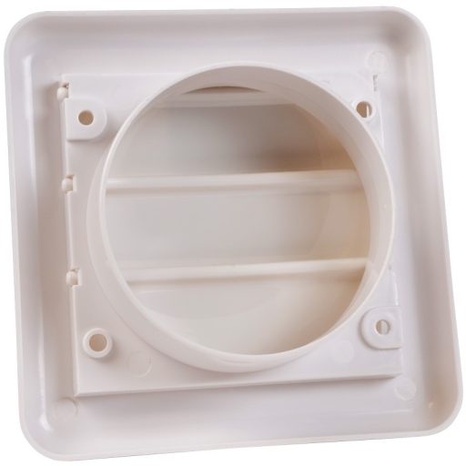 Kültéri gravitációs zsalu fürdőszoba vent-hoz151×151×45mm, D=96mm