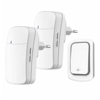   WBKK02-1A2VW Kinetikus vezeték nélküéi csengő 1adó+2vevő fehér