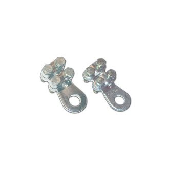   WCJB-16-25-2 Csavarozható réz lemezsaru, 4 csavarral16-25mm2, M8, 4x(M5x20)