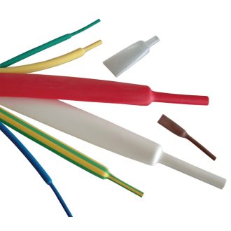   ZS032ZS Zsugorcső, vékonyfalú, 2:1 zsugorodás, zöld/sárga3,2/1,6mm, POLIOLEFIN